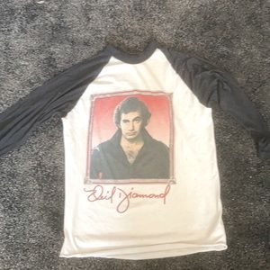 Vintage Neil Diamond 1984 concert tour baseball T
